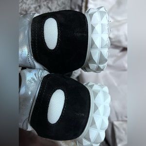 Valentino Garavani Rockstud Black Suede Leather Trainers Sneakers EU 45/US 11.5